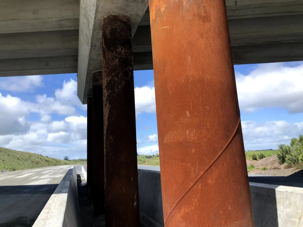 City Alliance project- After blasting columns